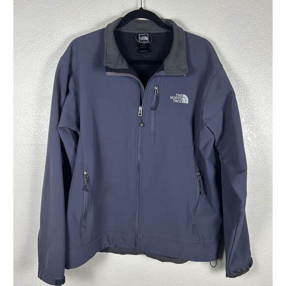 The North Face Apex Bionic Fall Winter Jacket Outdoor Windshell Men’s Blue Large - Picture 1 of 7